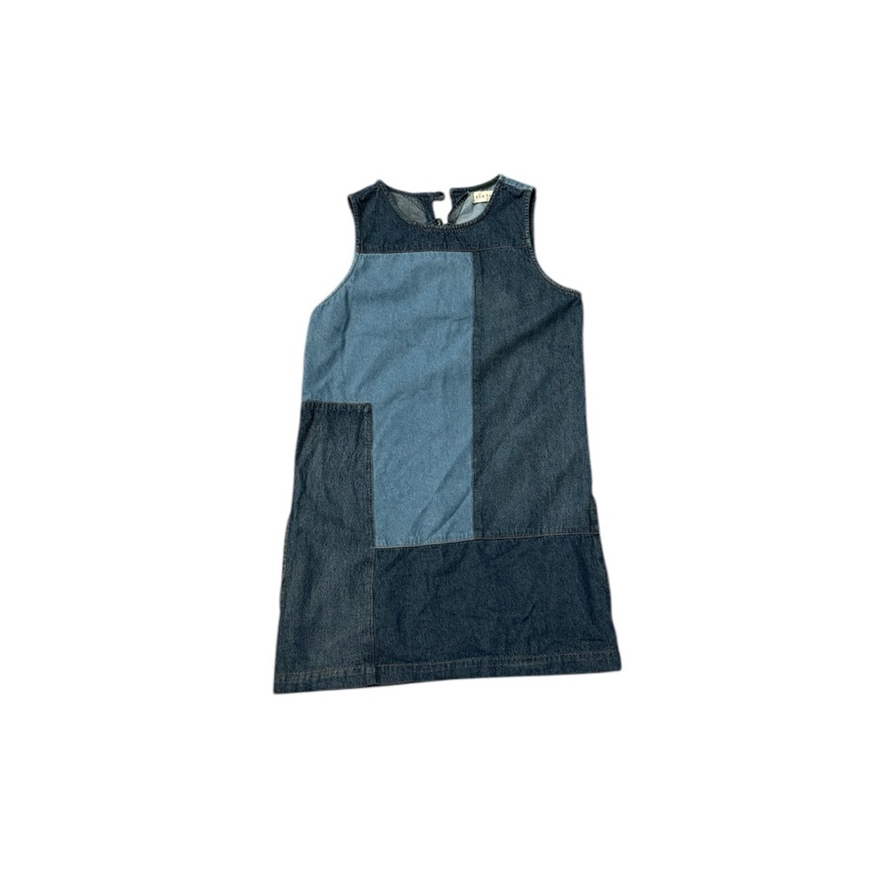 Firth Blue Patchwork Dress